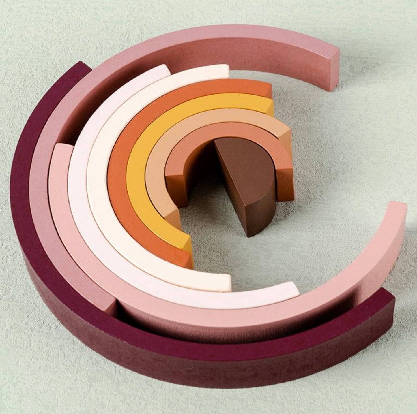 Minimalist Wooden Rainbow