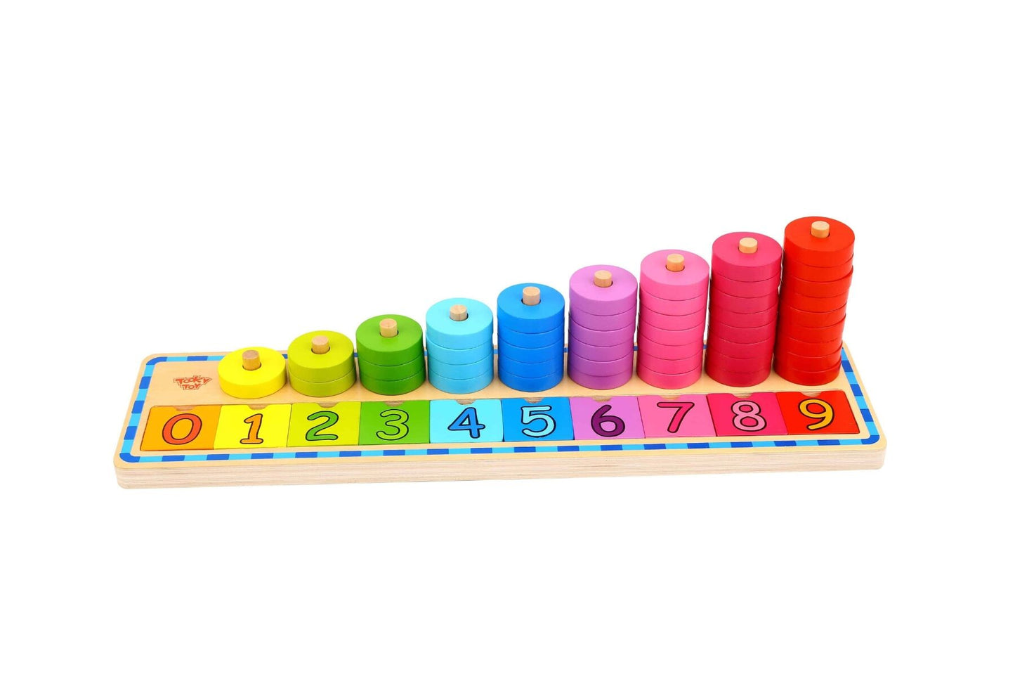 Counting Stacker Puzzle Board