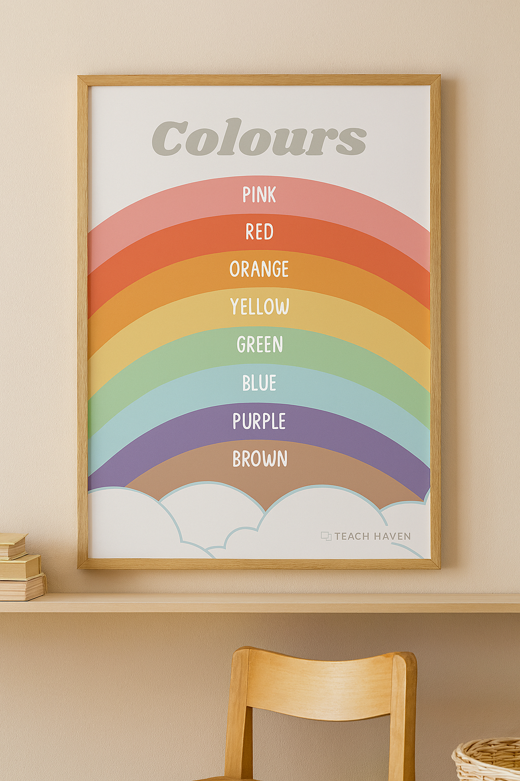 Digital Colour Rainbow Poster