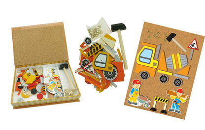 Wooden Construction Truck Tap a Shape