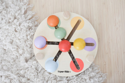 Wooden Shape & Colour Match Table
