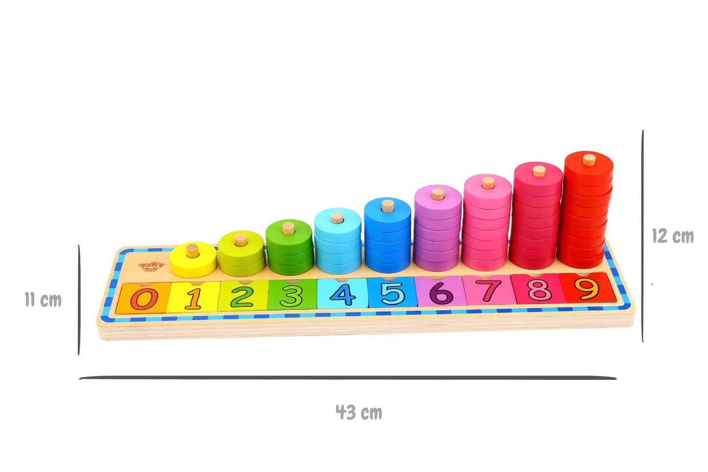 Counting Stacker Puzzle Board
