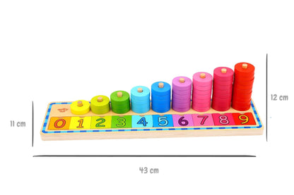 Counting Stacker Puzzle Board