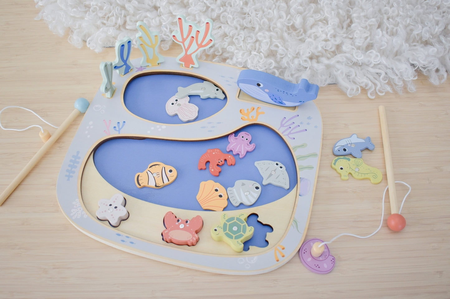 Rockpool Fishing and Balance Game
