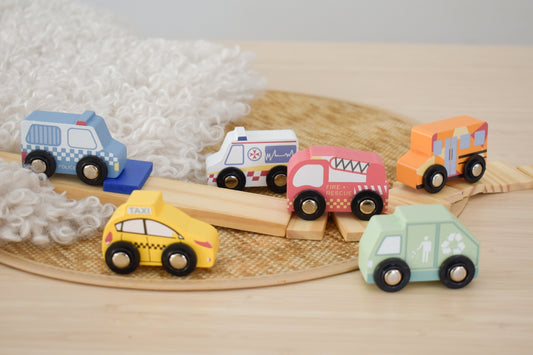 Wooden Transport Set